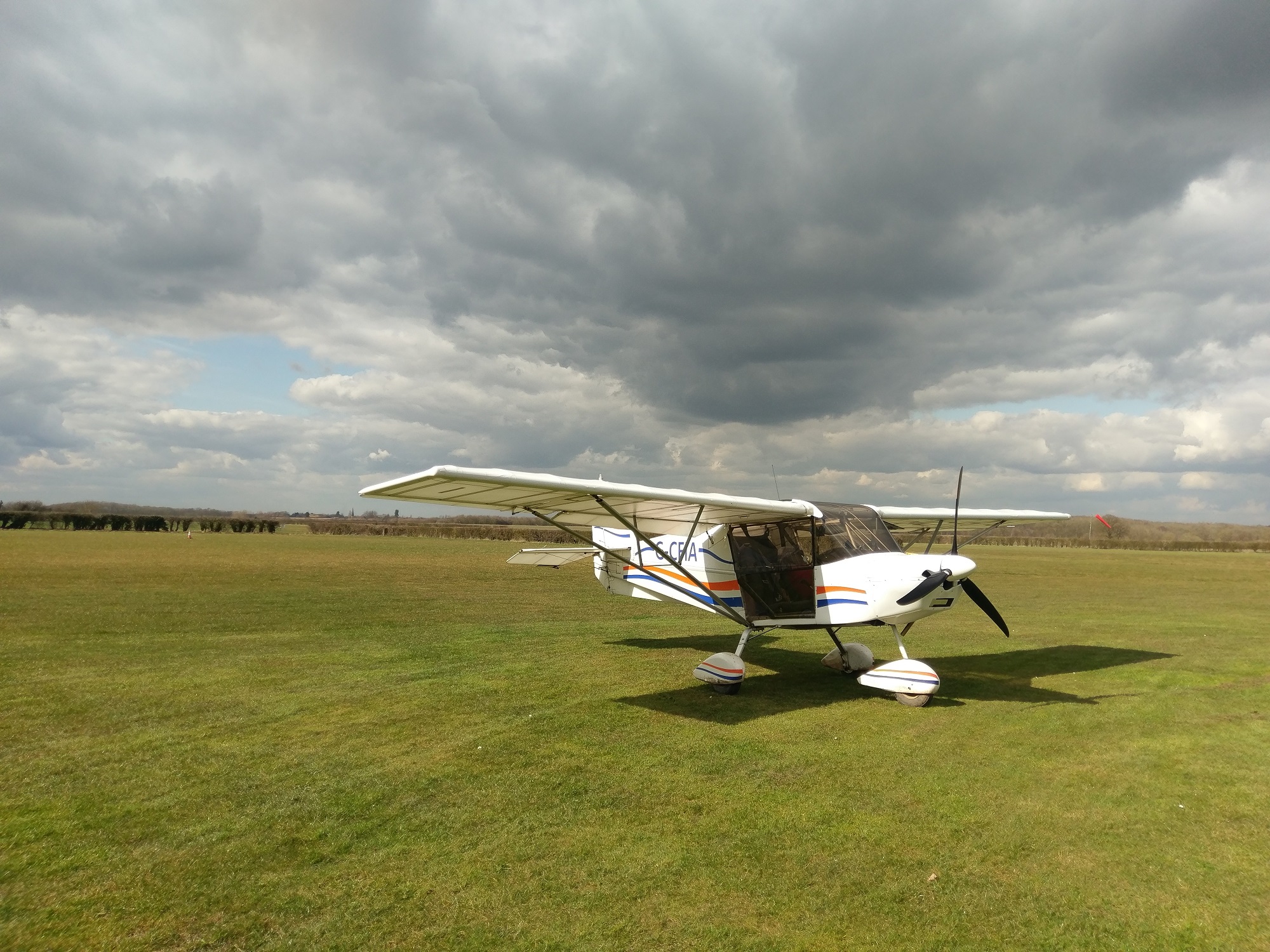 Nushin's plane at Little Gransden