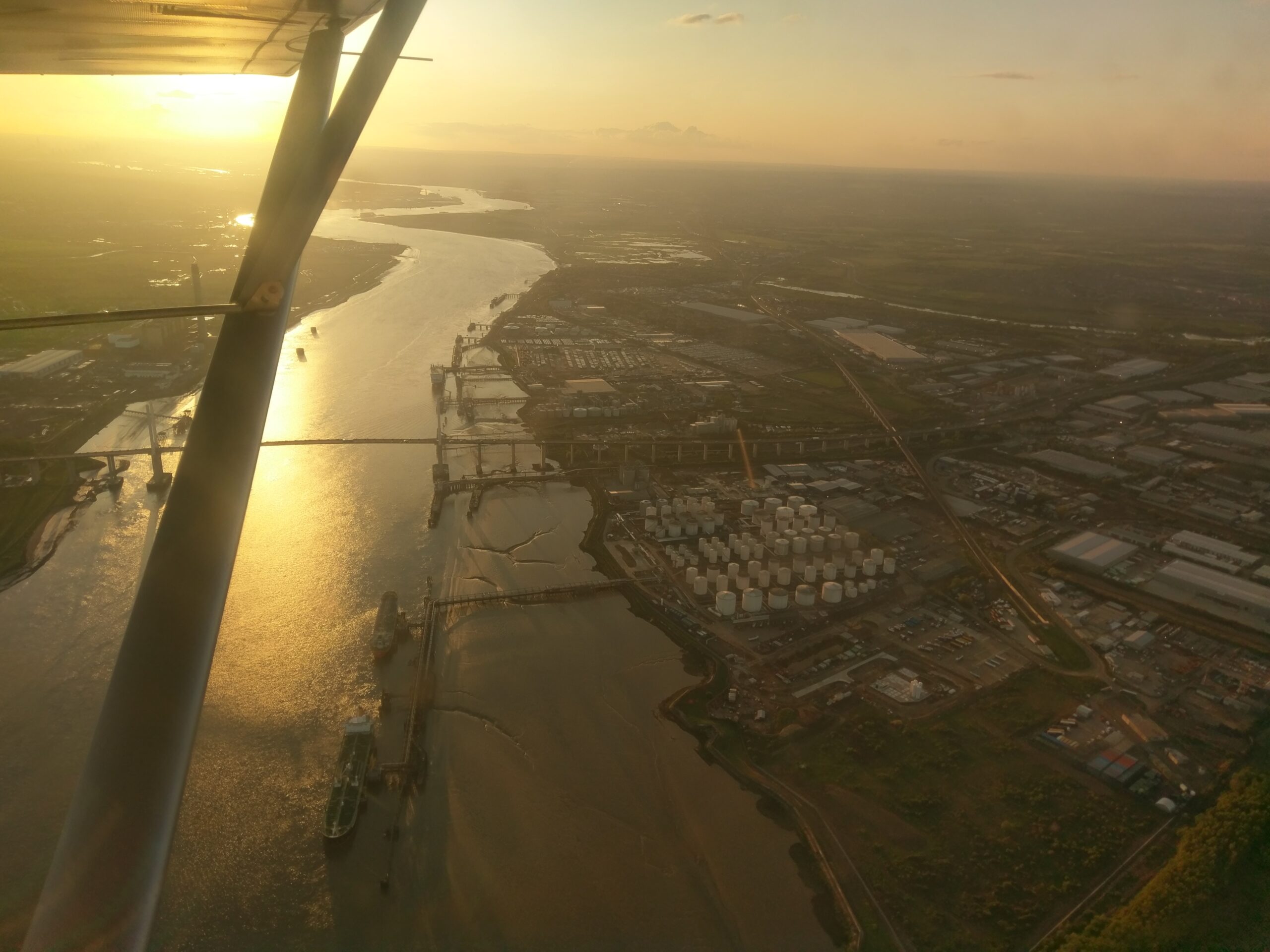 Sunset over the River Thames